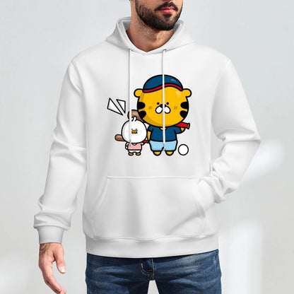 LooseFit TimelessComfort Front Graphic Hoodies