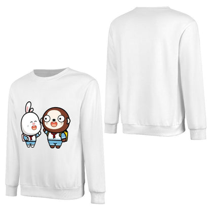 Front Patterned Long Sleeve TopSlim Fit Design-Your-Own