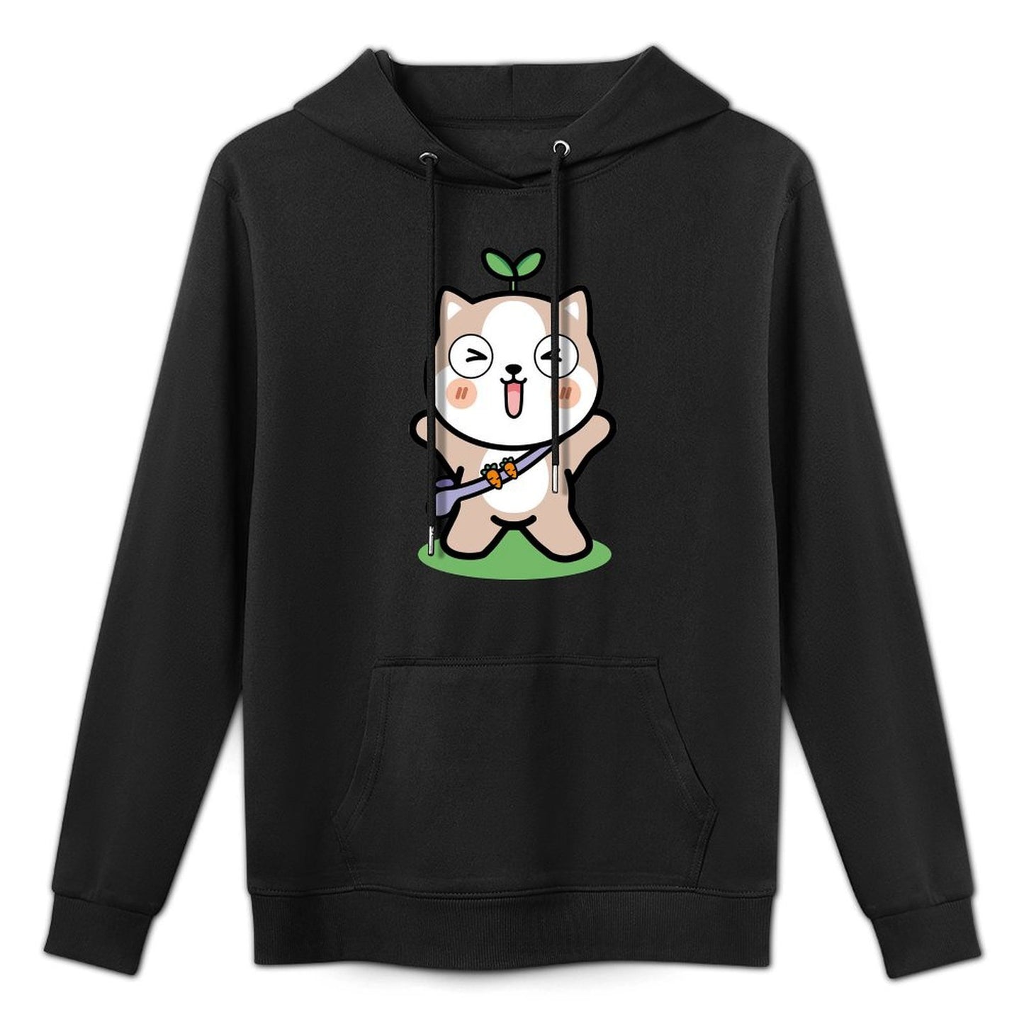Double-Stitched Performance Front Graphic Hoodies