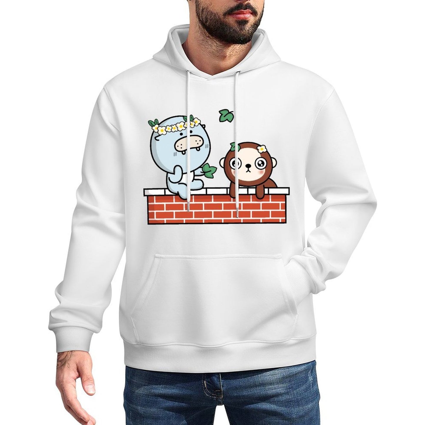 IPBR 250g Hooded Pocket Sweatshirt Front GraphicMen's Hooded  Sweatshirt4001471