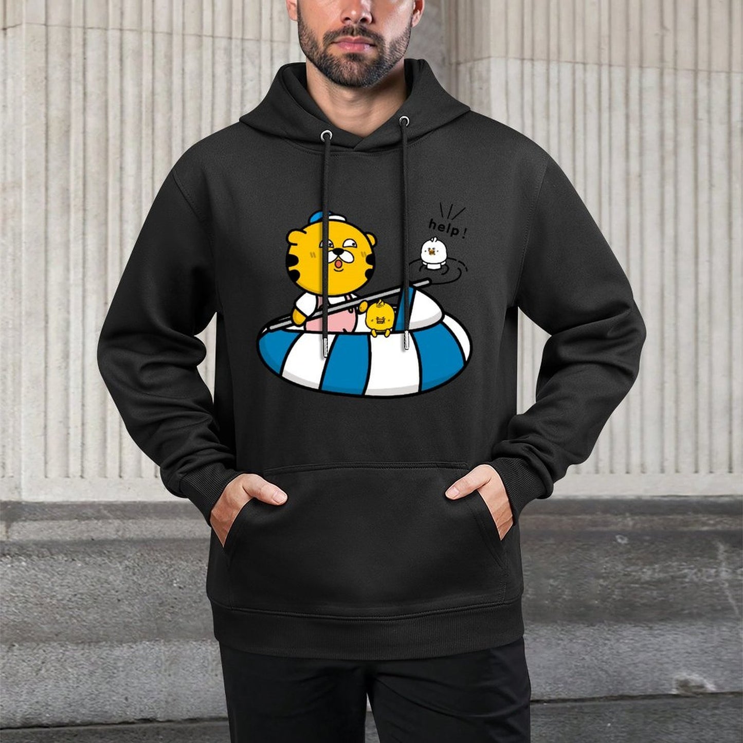 IPBR 250g Hooded Pocket Sweatshirt Front GraphicMen's Hooded  Sweatshirt4001571
