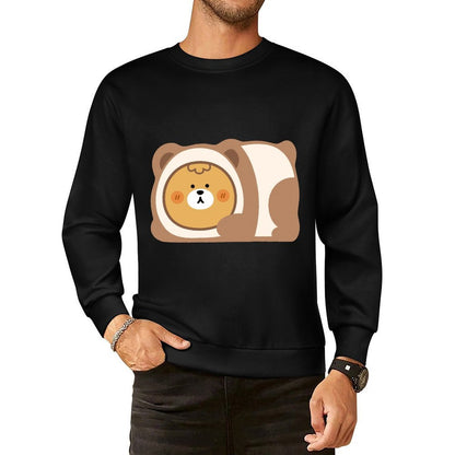 Front Patterned Long Sleeve TopLifestyle Print-Ready