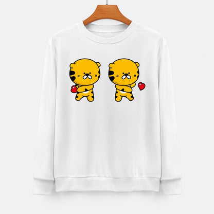 Front Patterned Long Sleeve TopSoft Neutral