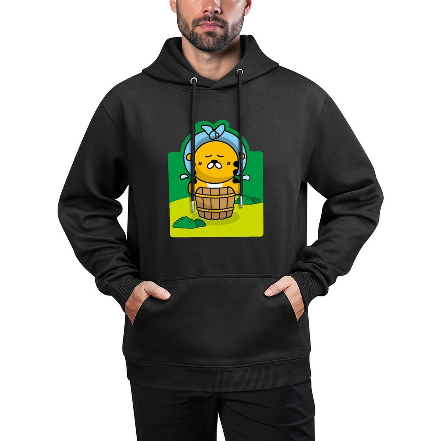IPBR 250g Hooded Pocket Sweatshirt Front GraphicMen's Hooded  Sweatshirt4000747