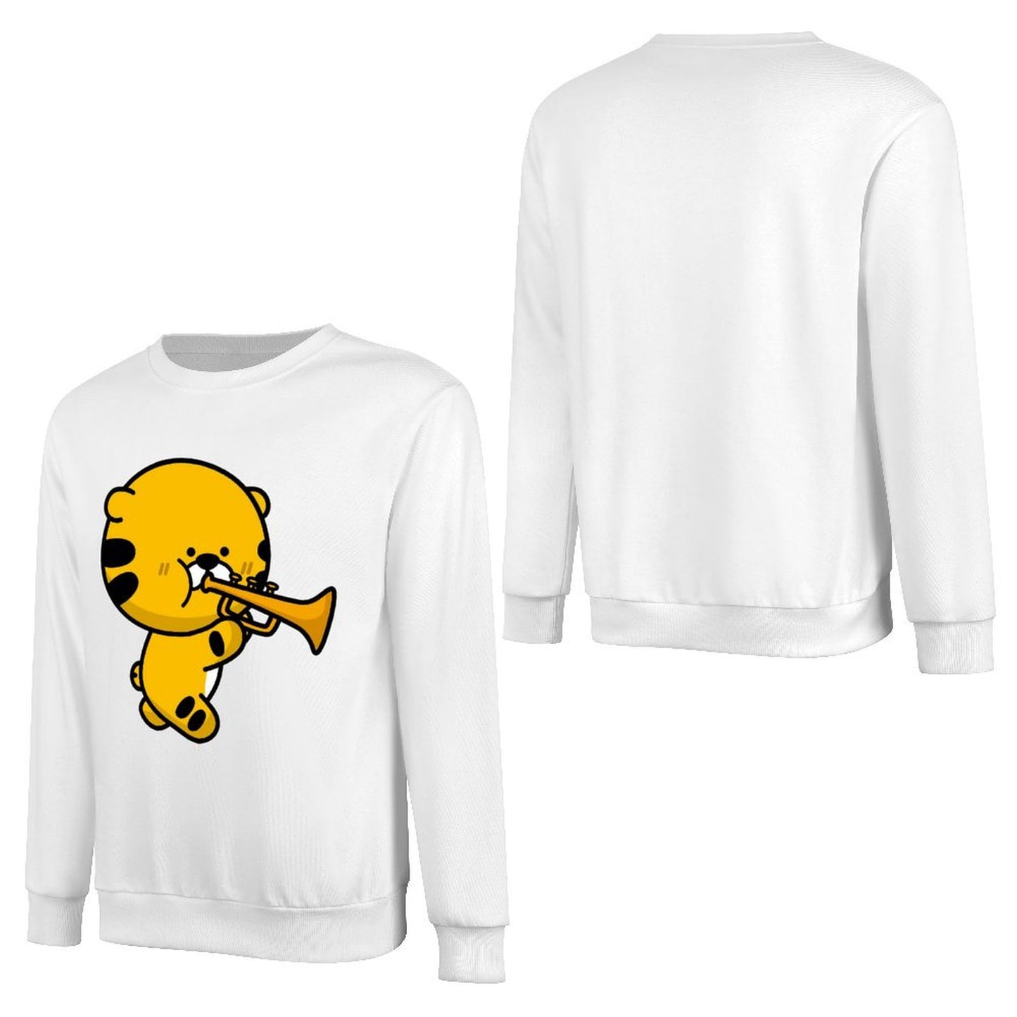 Front Patterned Long Sleeve TopModern Performance