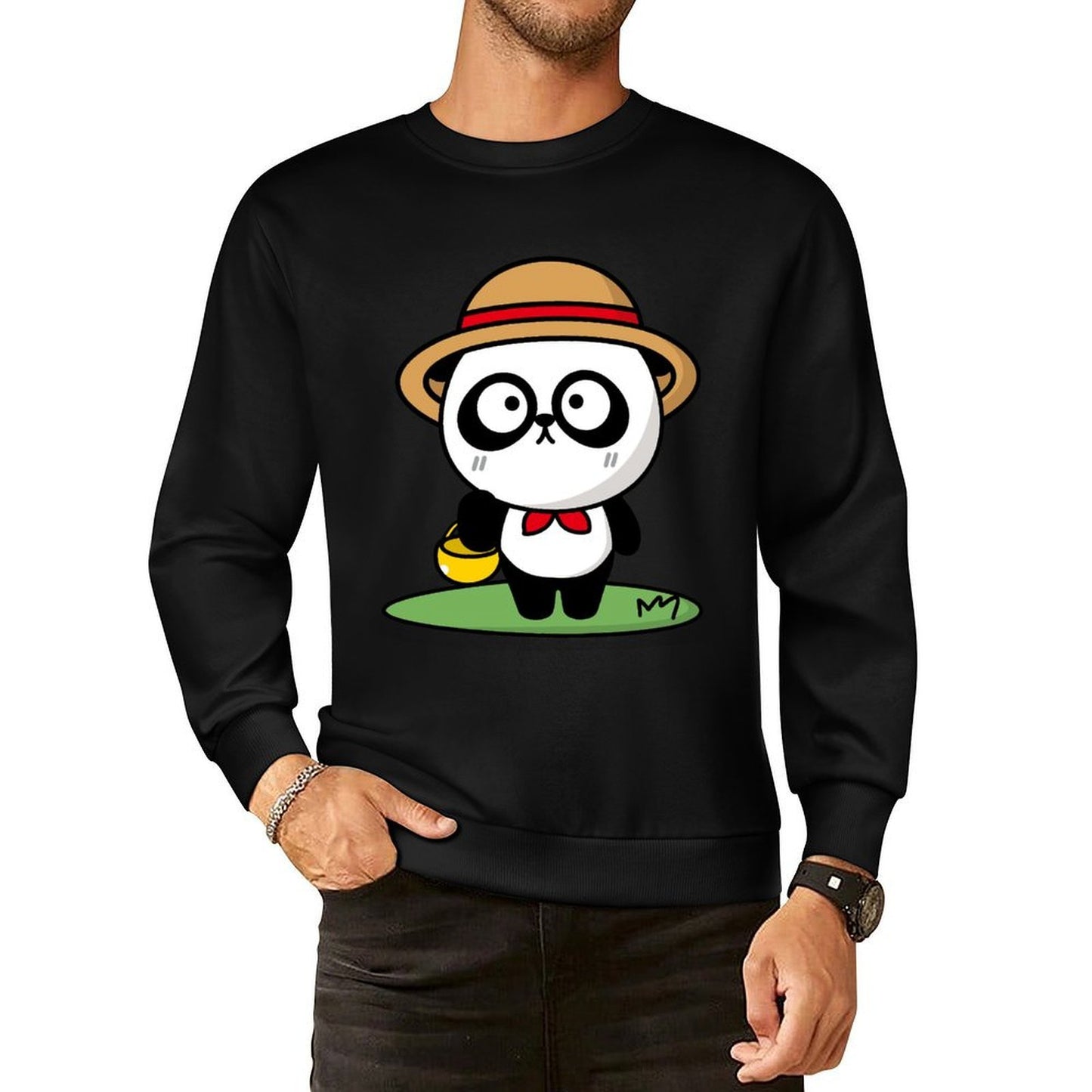 IPBR 250g Crew Neck Long Sleeve Sweatshirt Front GraphicCrew Neck Long Sleeve Sweatshirt4000336
