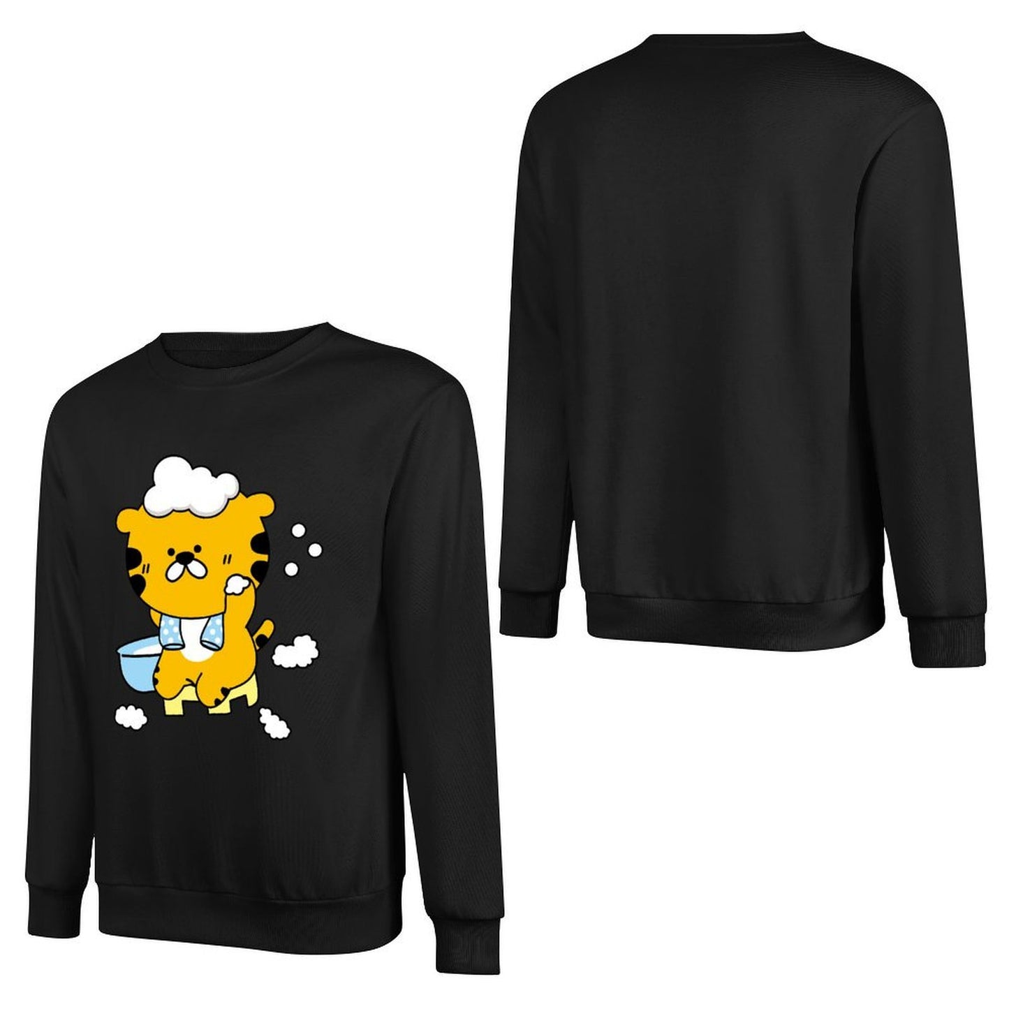 Front Patterned Long Sleeve TopTimelessComfort Fade-Resistant