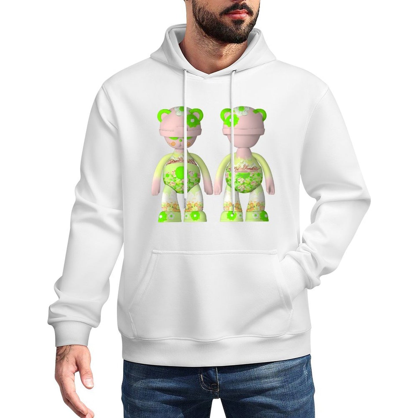 IPIB 250g Hooded Pocket Sweatshirt Front GraphicMen's Hooded  Sweatshirt6000080-7