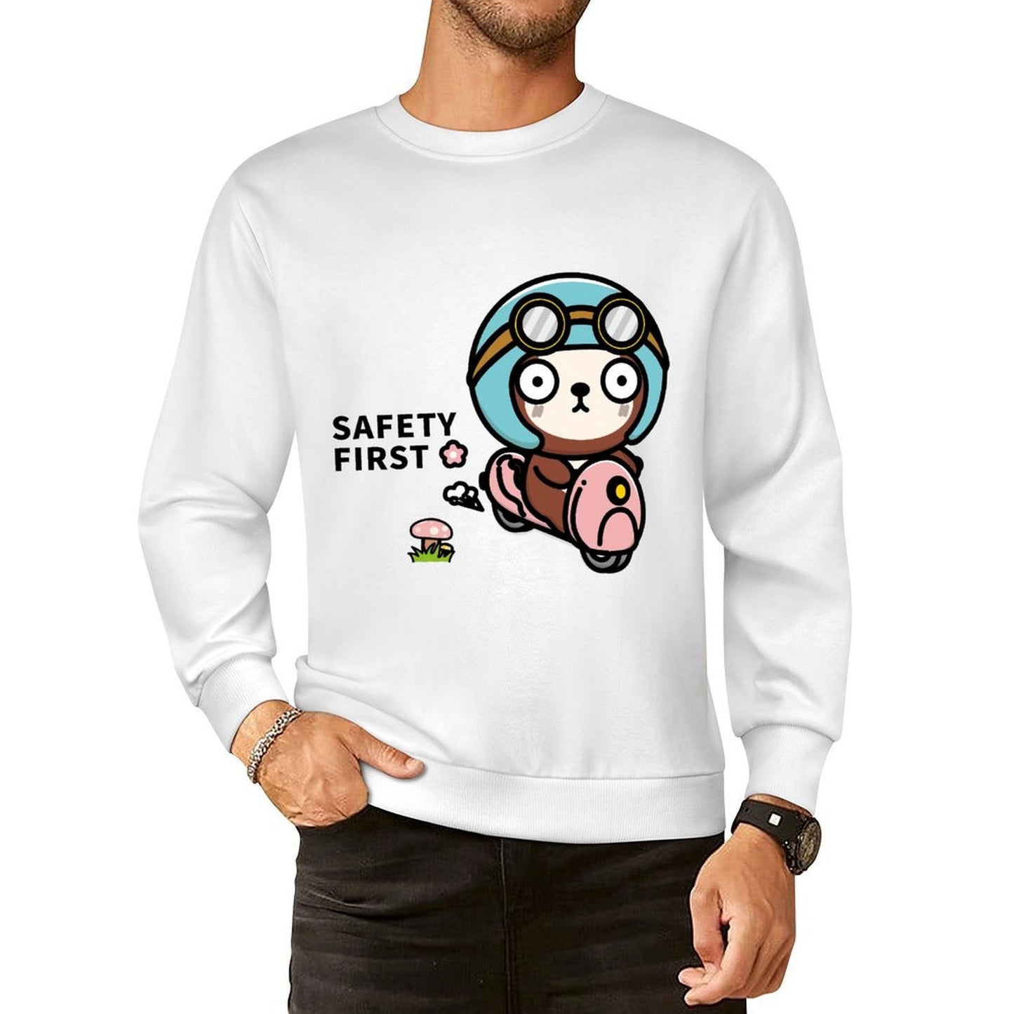 Front Patterned Long Sleeve TopSeamless Series