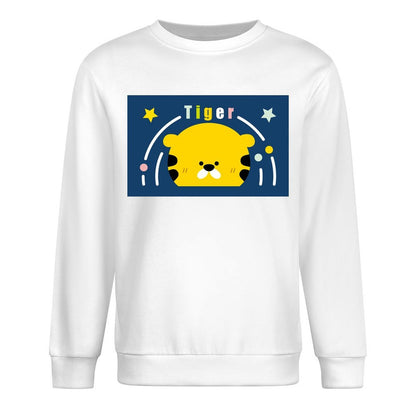 Front Patterned Long Sleeve TopSlim Fit Easy-Care