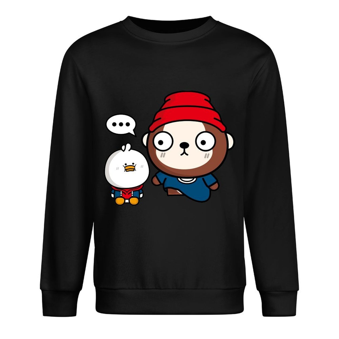 Front Patterned Long Sleeve TopLifestyleLine Minimalist