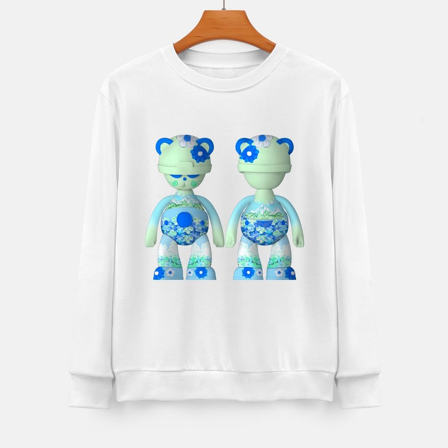 Long Sleeve With Front PatternSimple Smooth Feel