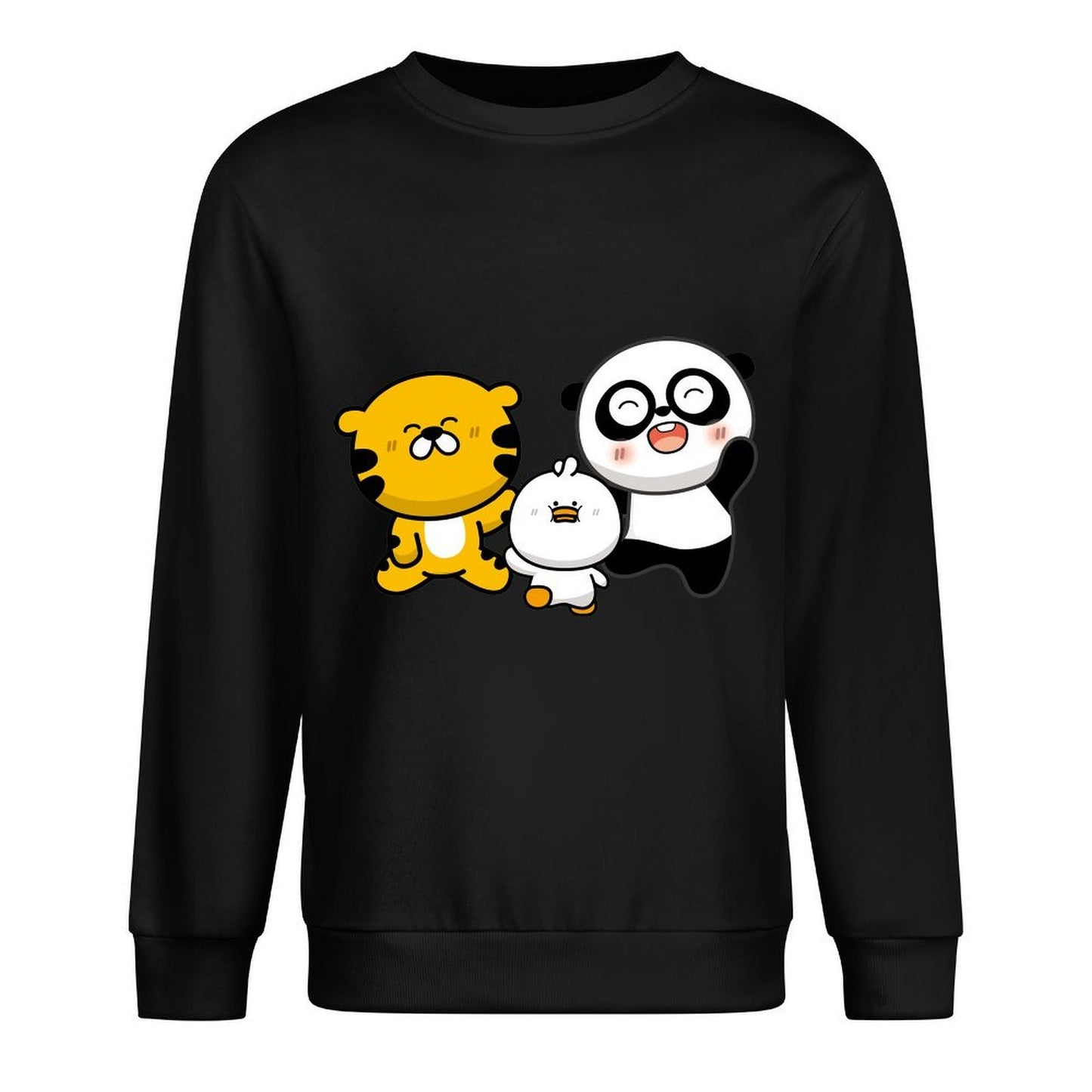 Front Patterned Long Sleeve TopDurable Made-to-Order