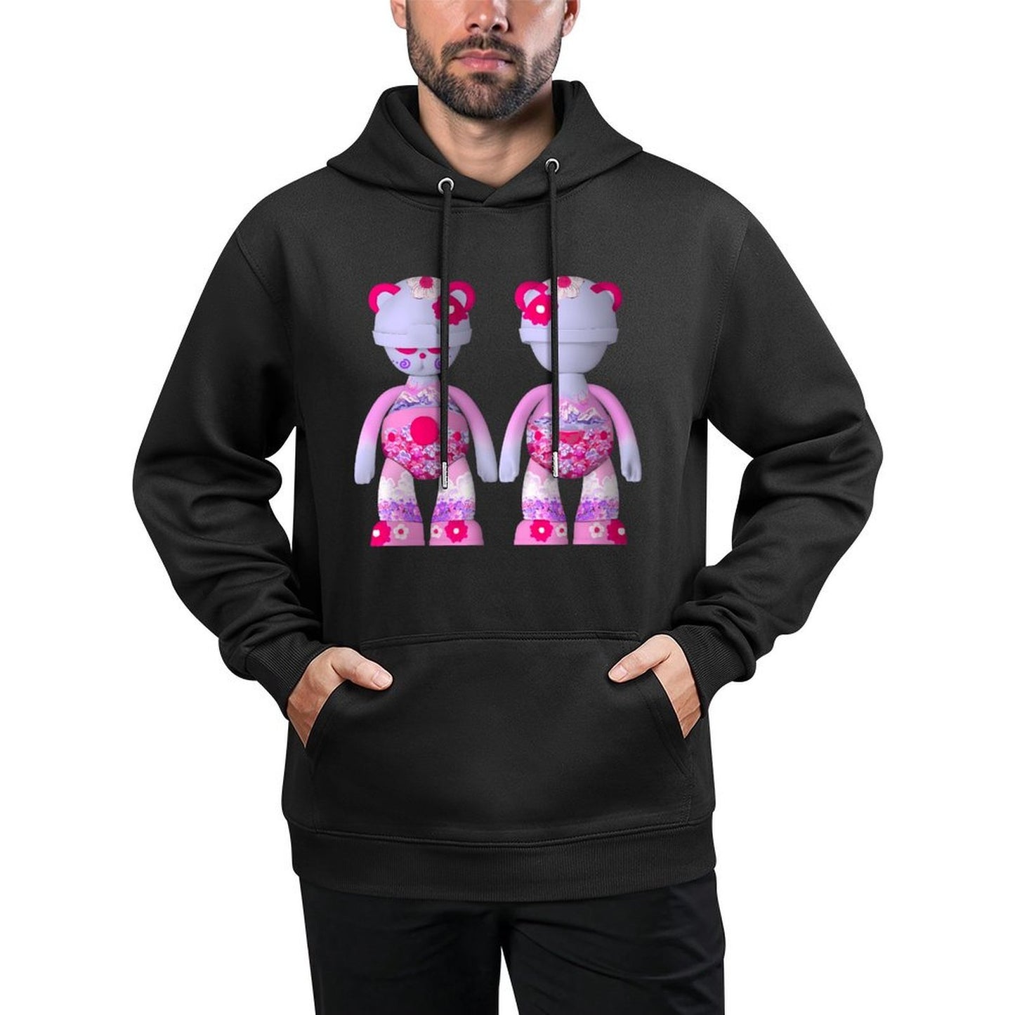 IPIB 250g Hooded Pocket Sweatshirt Front GraphicMen's Hooded  Sweatshirt6000080-5