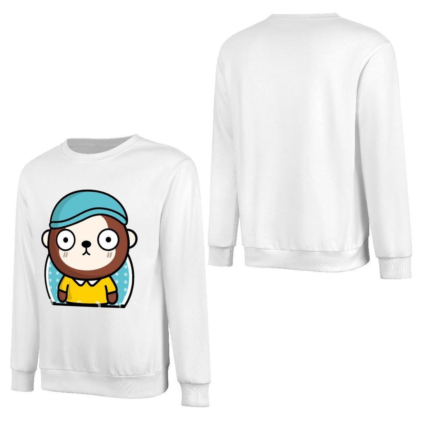 Front Patterned Long Sleeve TopVibrant Colors Reliable