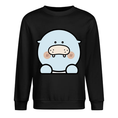 Front Patterned Long Sleeve TopEverydayFit Midweight