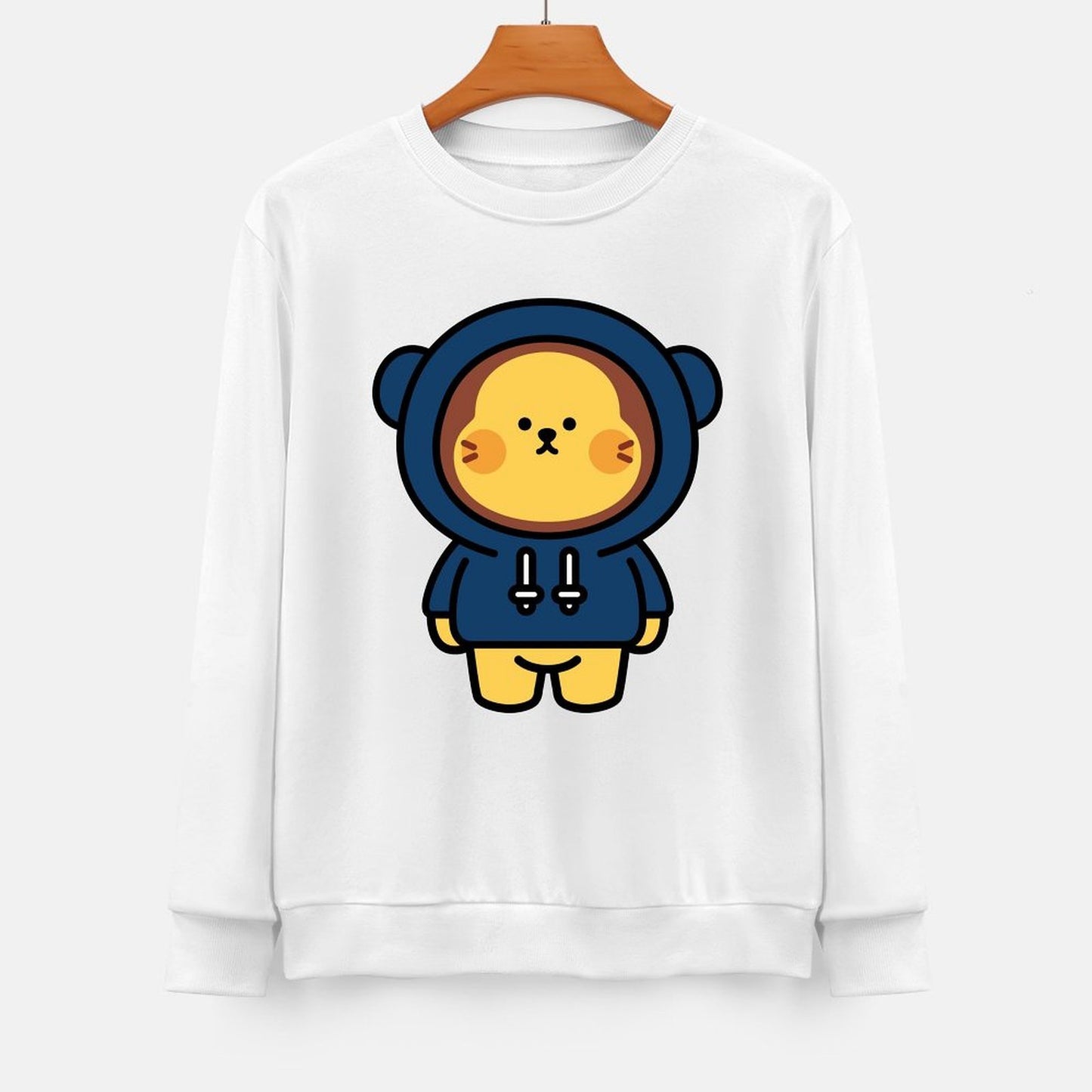 Front Patterned Long Sleeve TopDesign-Your-Own Modern