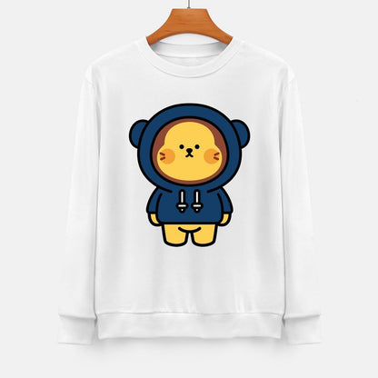 Front Patterned Long Sleeve TopDesign-Your-Own Modern