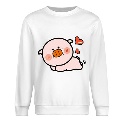 Front Patterned Long Sleeve TopIndoor Solid