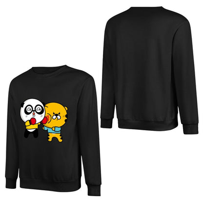 Front Patterned Long Sleeve TopStreetLine Relaxed Fit