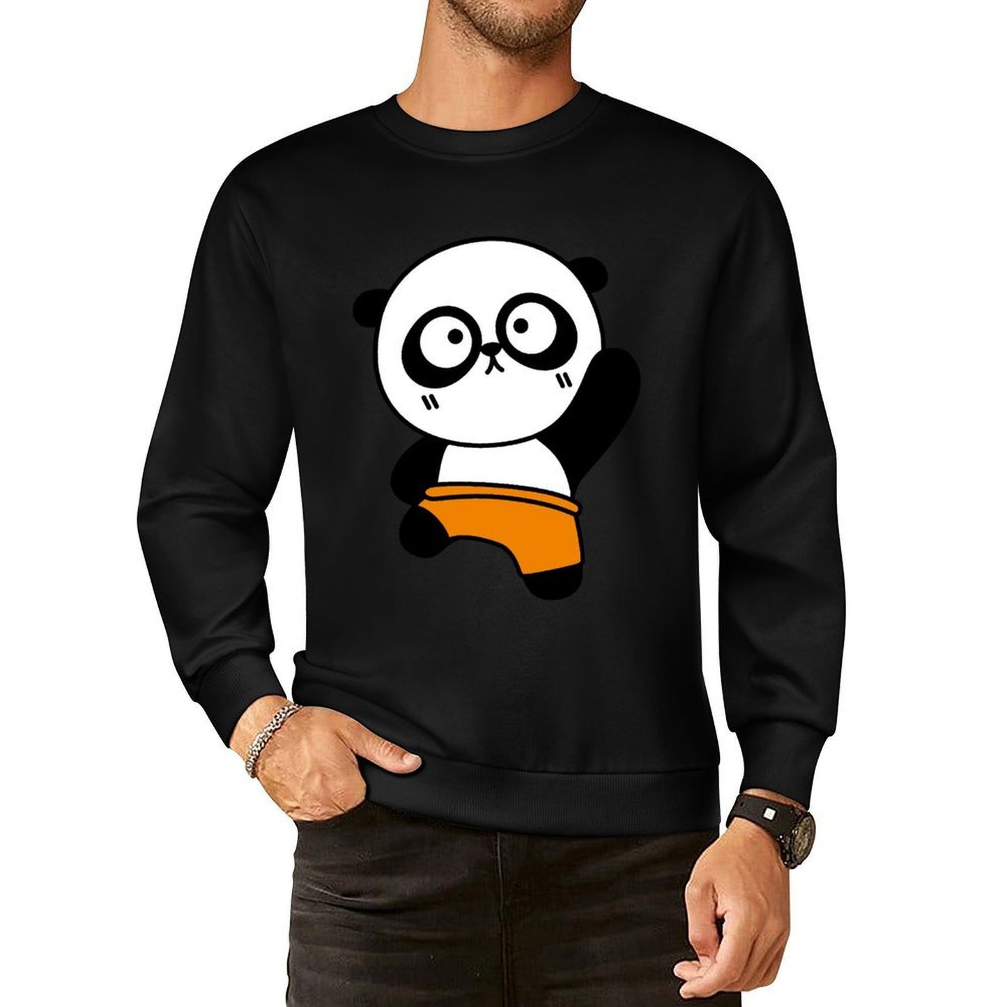 Front Patterned Long Sleeve TopCityStyle BasicSeries