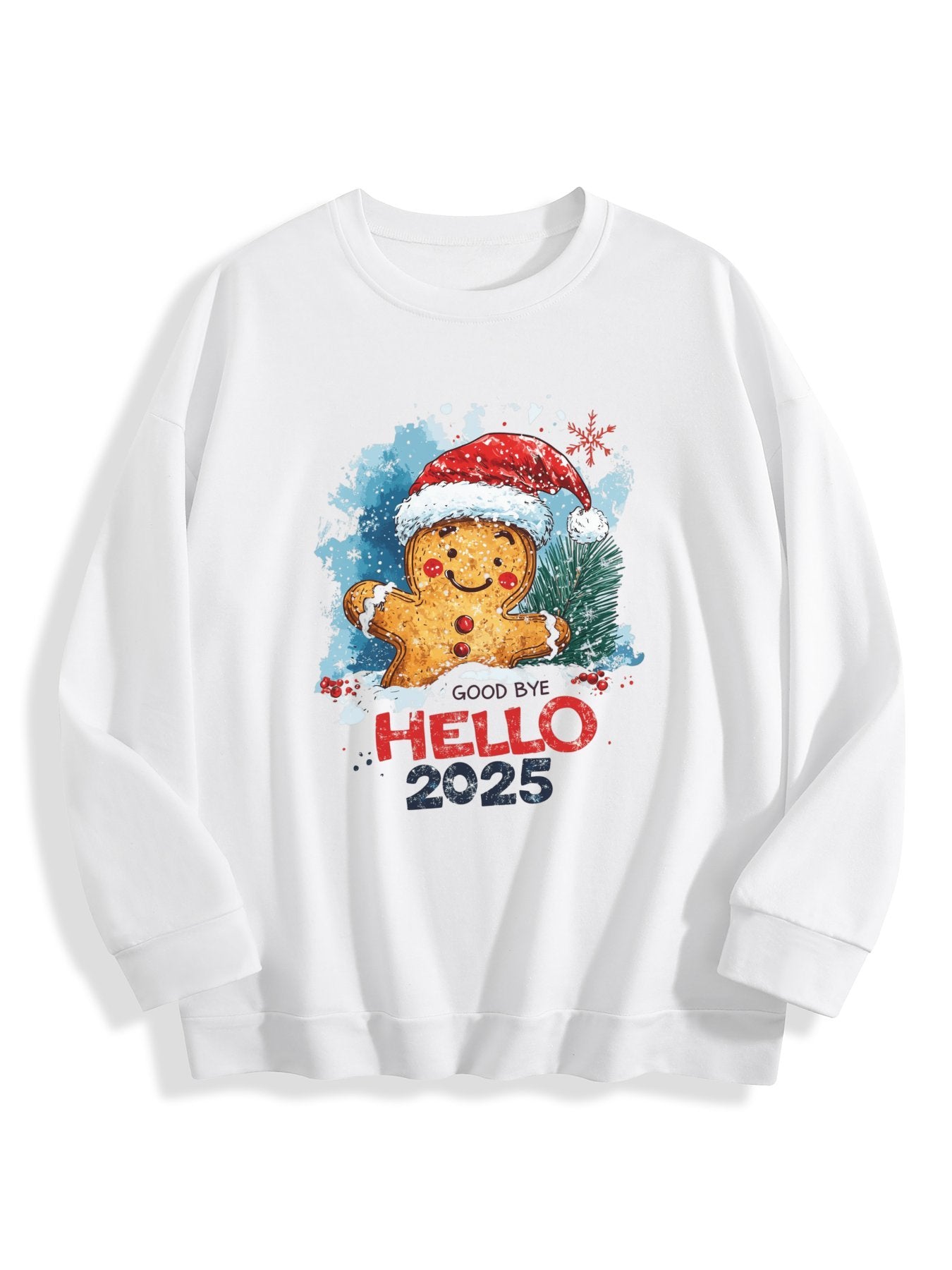 Customizable Christmas-themed long-sleeved Christmas Hello