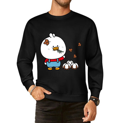 Front Patterned Long Sleeve TopModern Clean