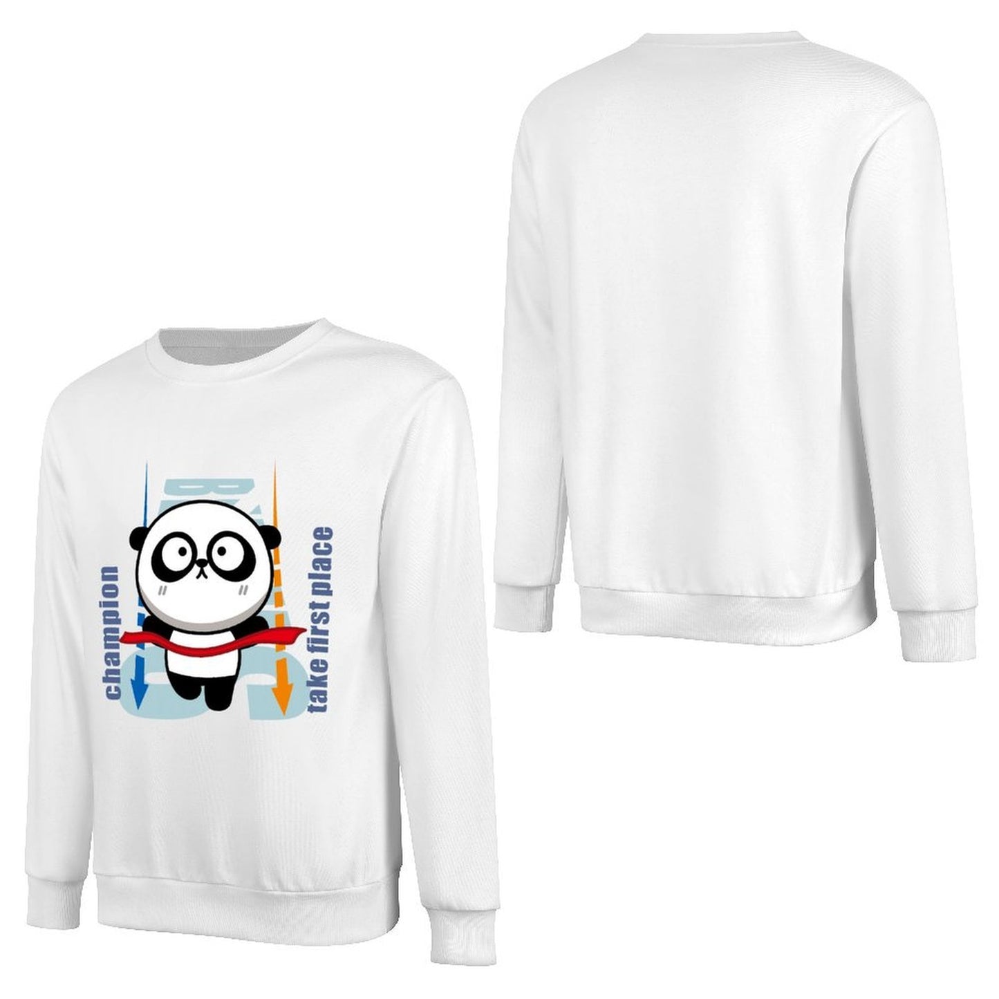 Front Patterned Long Sleeve TopDesign-Your-Own Recycled