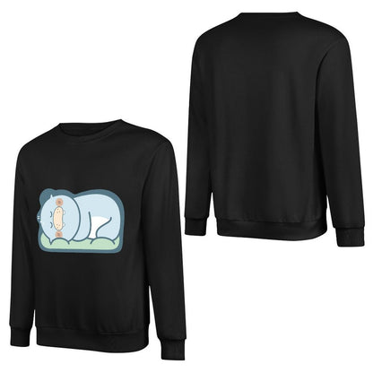 Front Patterned Long Sleeve TopVintage Essential