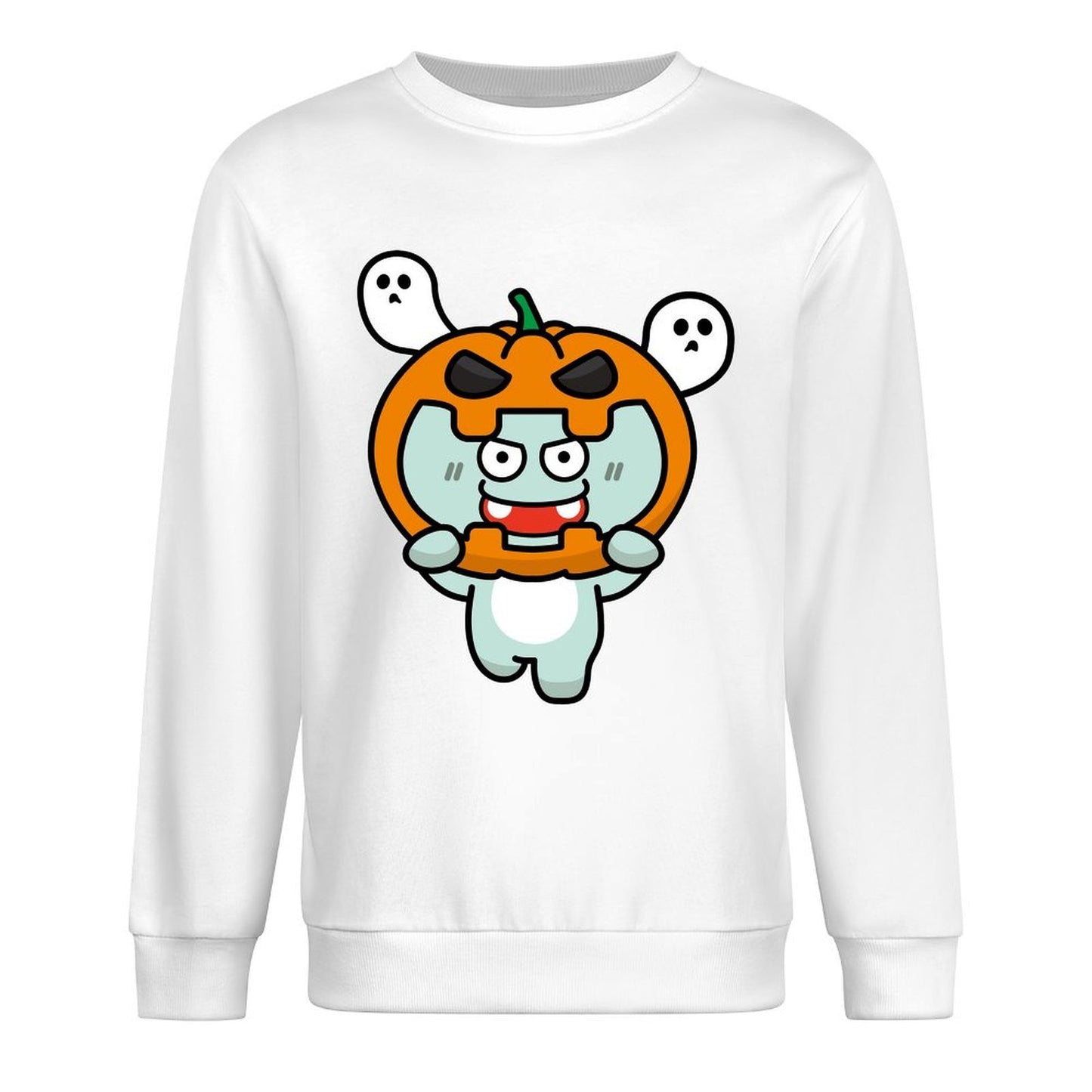 Front Patterned Long Sleeve TopNeutral Seamless