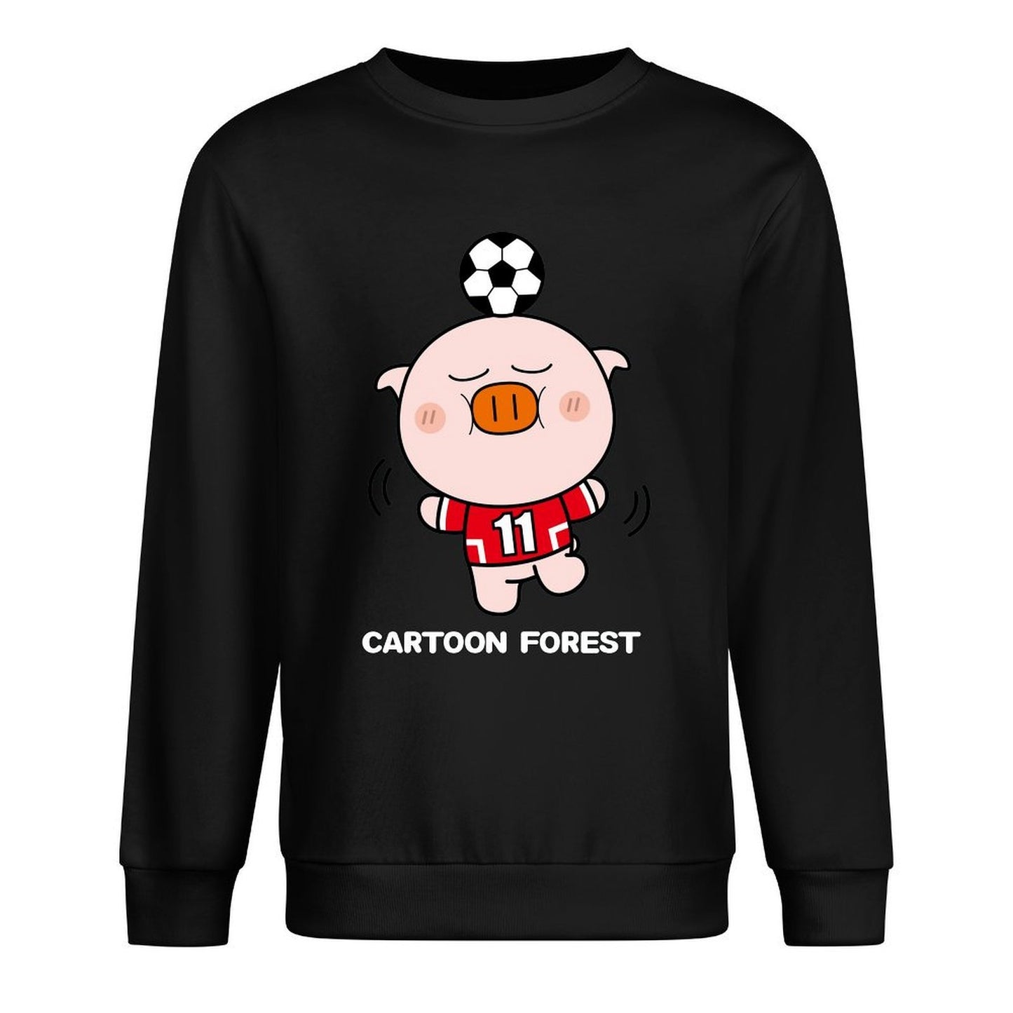 Front Patterned Long Sleeve TopSmooth Softstyle