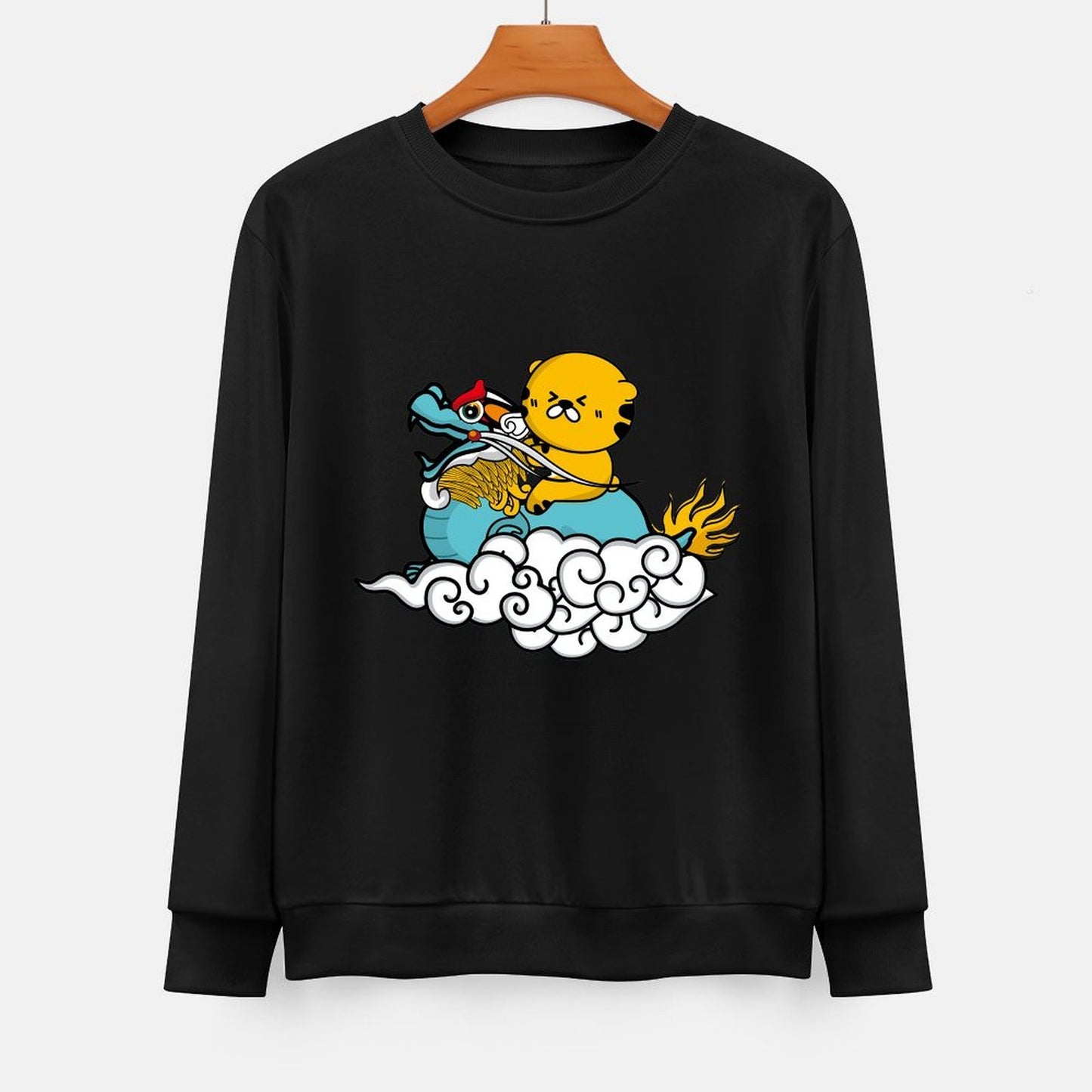 Front Patterned Long Sleeve TopClean Sharp