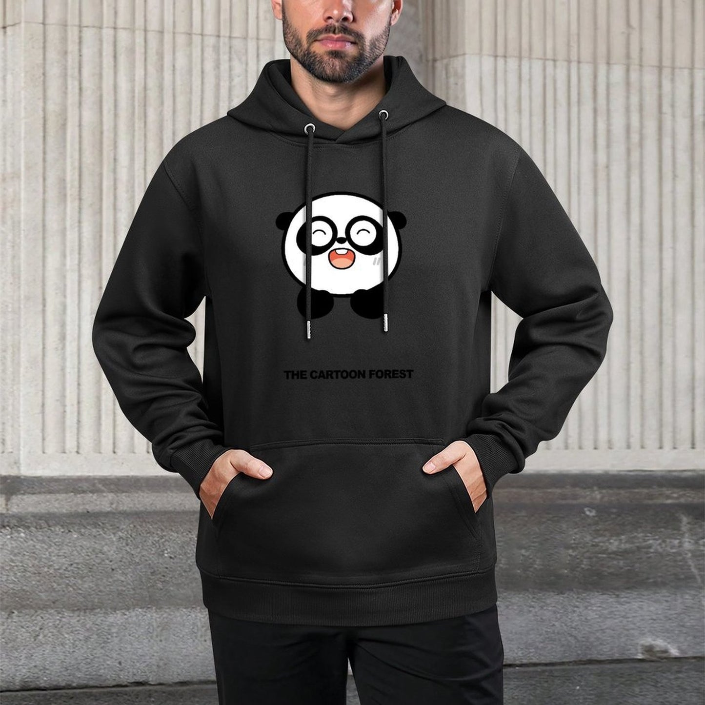 Pocket Tee Premium Front Graphic Hoodies