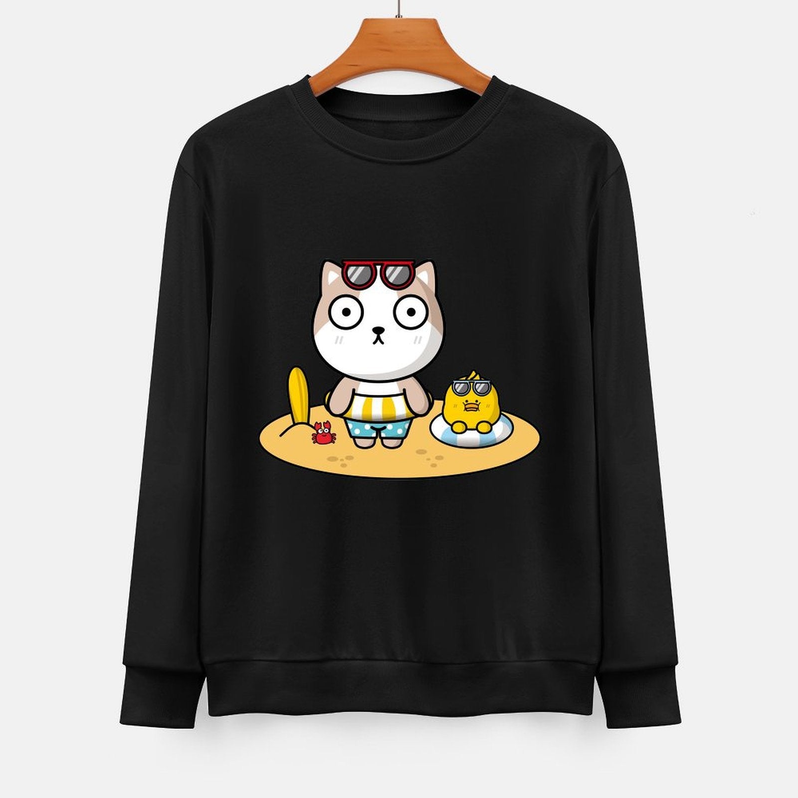  Front Patterned Long Sleeve TopCleanCut Vibrant Colors