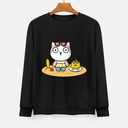  Front Patterned Long Sleeve TopCleanCut Vibrant Colors