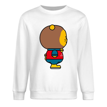 Front Patterned Long Sleeve TopModernFit Heavyweight