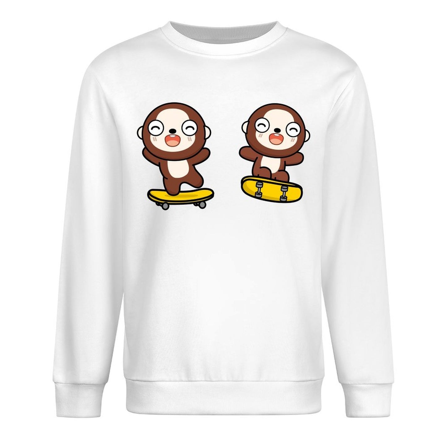 Front Patterned Long Sleeve TopStudio Chill