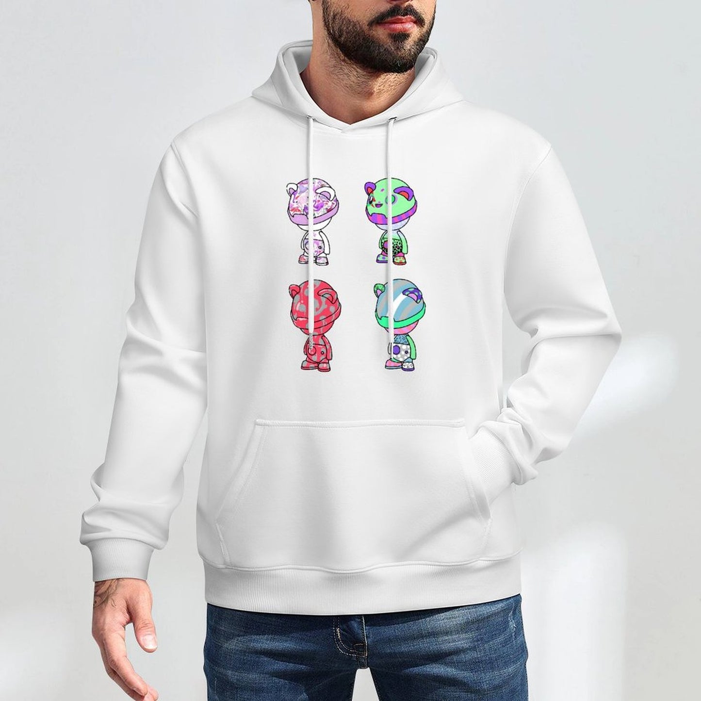 Hoodie Front PatternPremium Finish Minimal