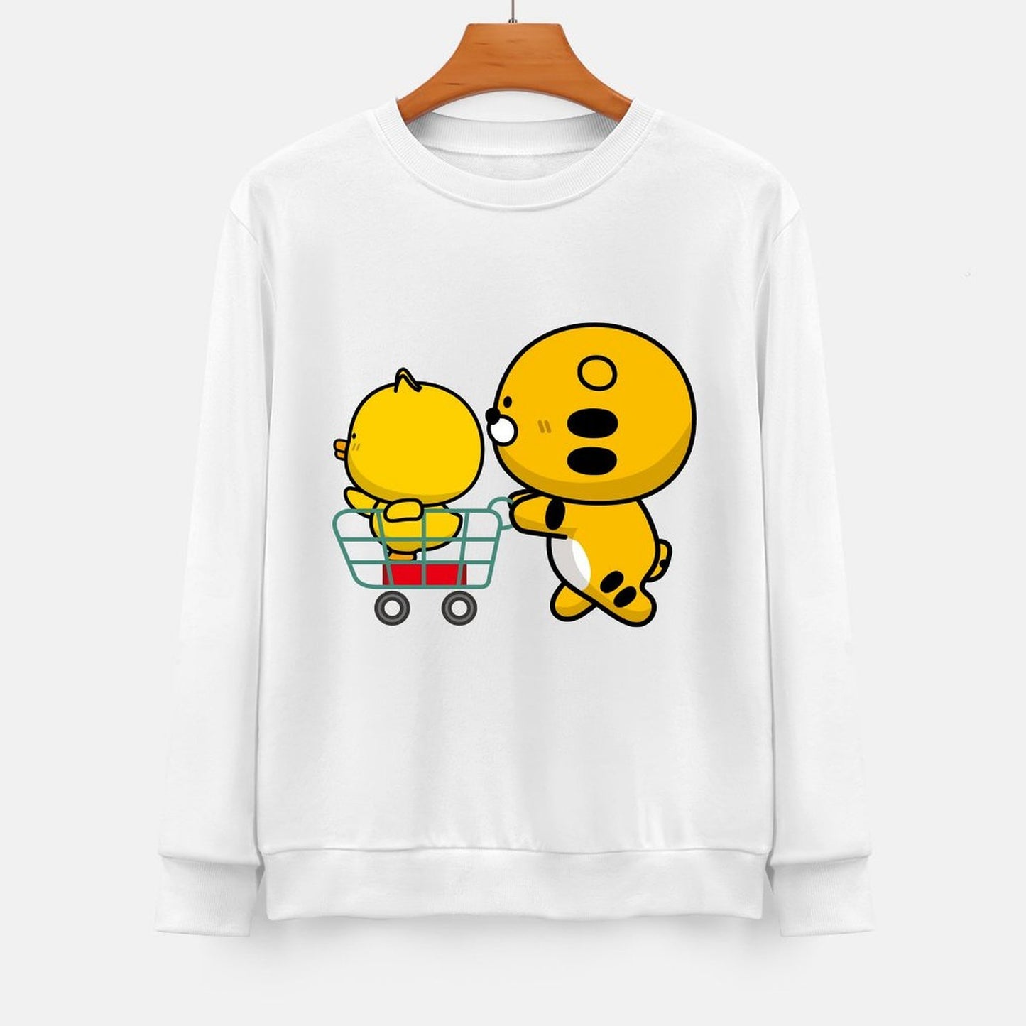 Front Patterned Long Sleeve TopActiveWear TimelessStyle