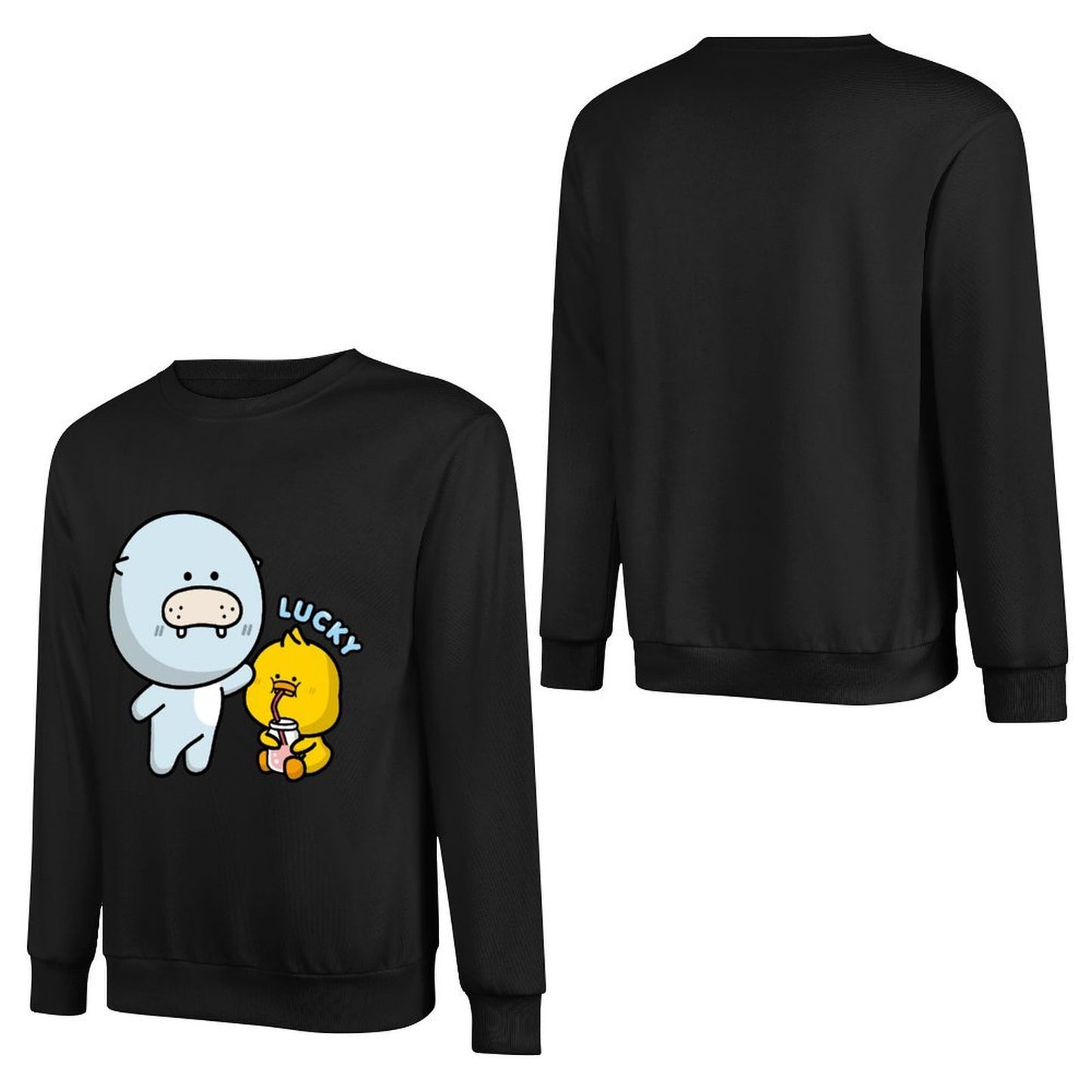 Front Patterned Long Sleeve TopTimeless Smooth Feel