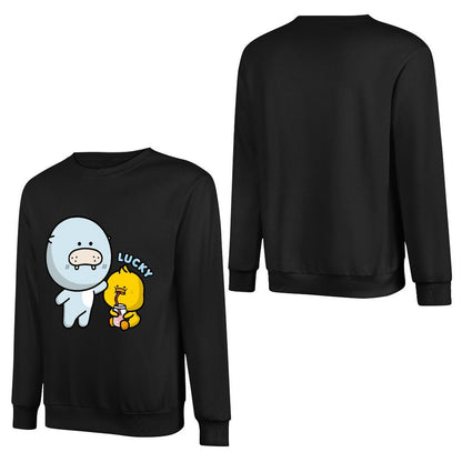 Front Patterned Long Sleeve TopTimeless Smooth Feel