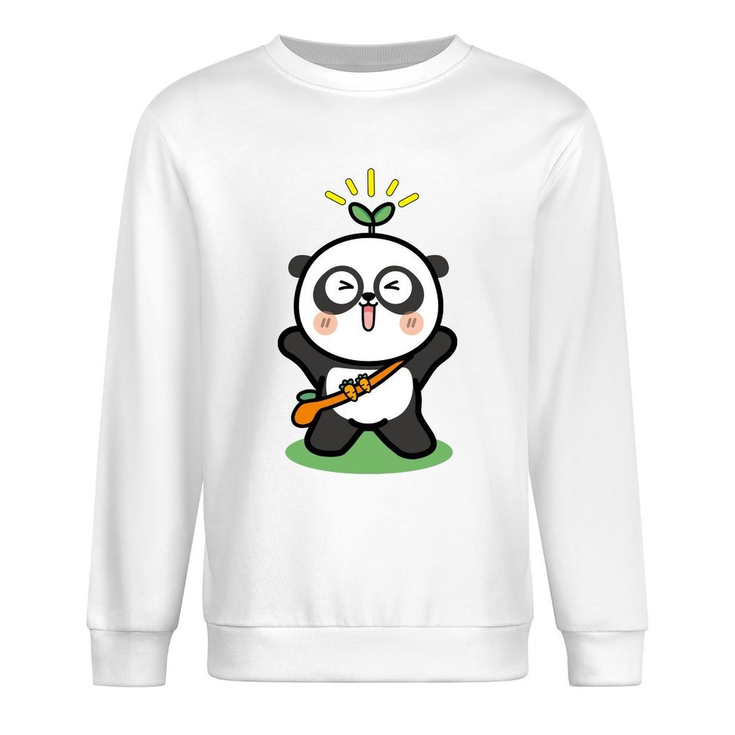 Front Patterned Long Sleeve TopTear-Resistant Wrinkle-Free