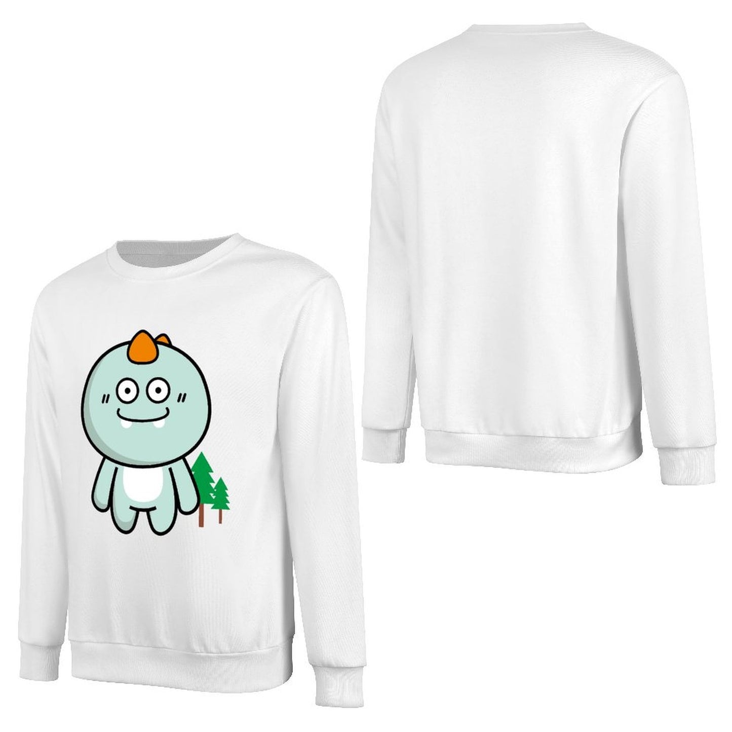 Front Patterned Long Sleeve TopUrban Heat-Transfer