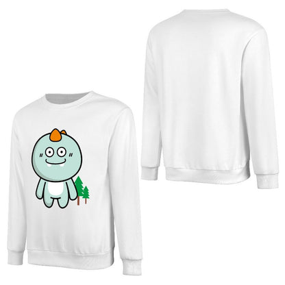 Front Patterned Long Sleeve TopUrban Heat-Transfer