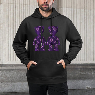 IPIB 250g Hooded Pocket Sweatshirt Front GraphicMen's Hooded  Sweatshirt6000091-4
