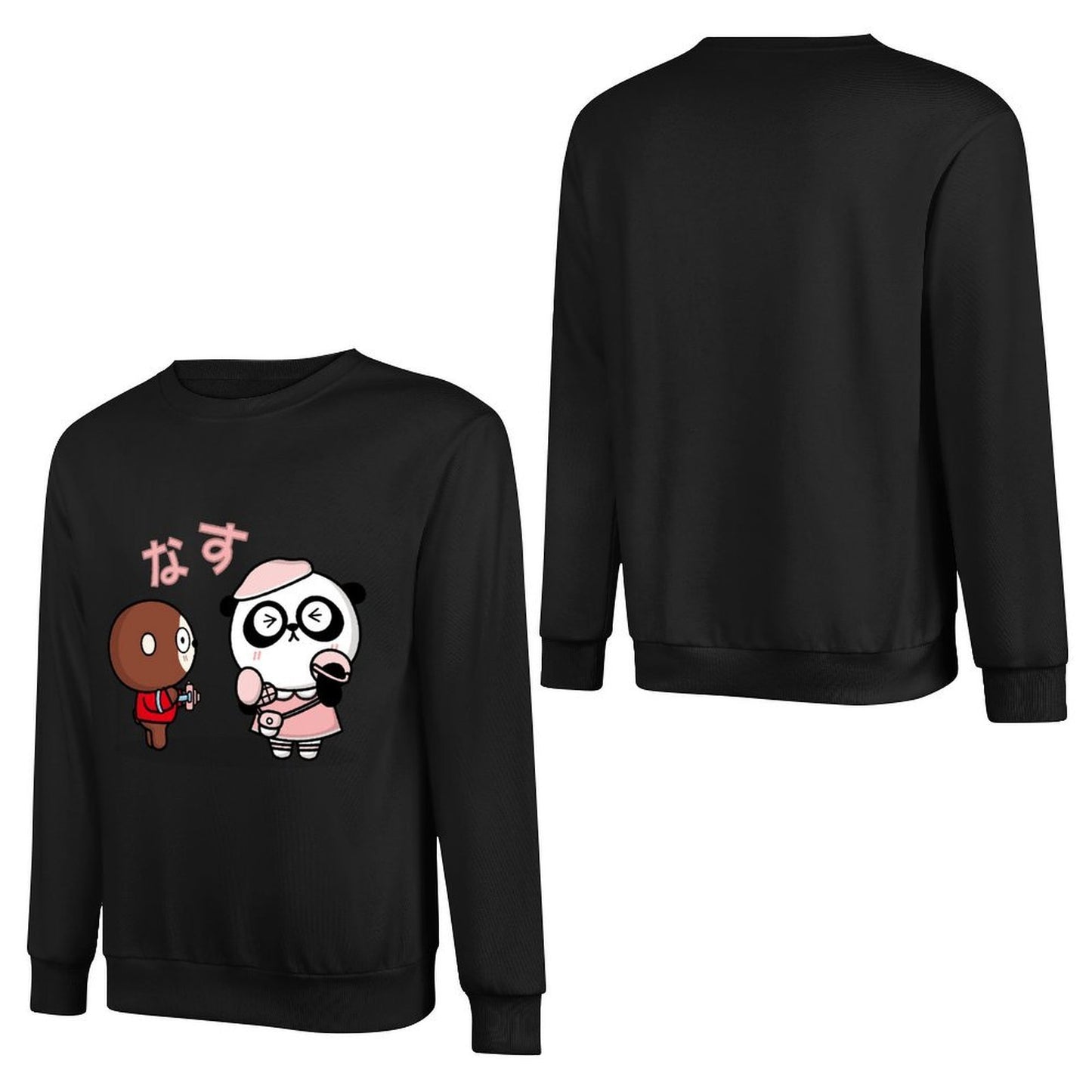 Front Patterned Long Sleeve TopSoftFeel RegularFit