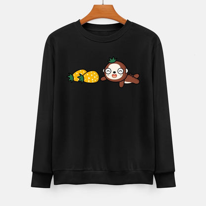  Front Patterned Long Sleeve TopReliable Double-Stitched