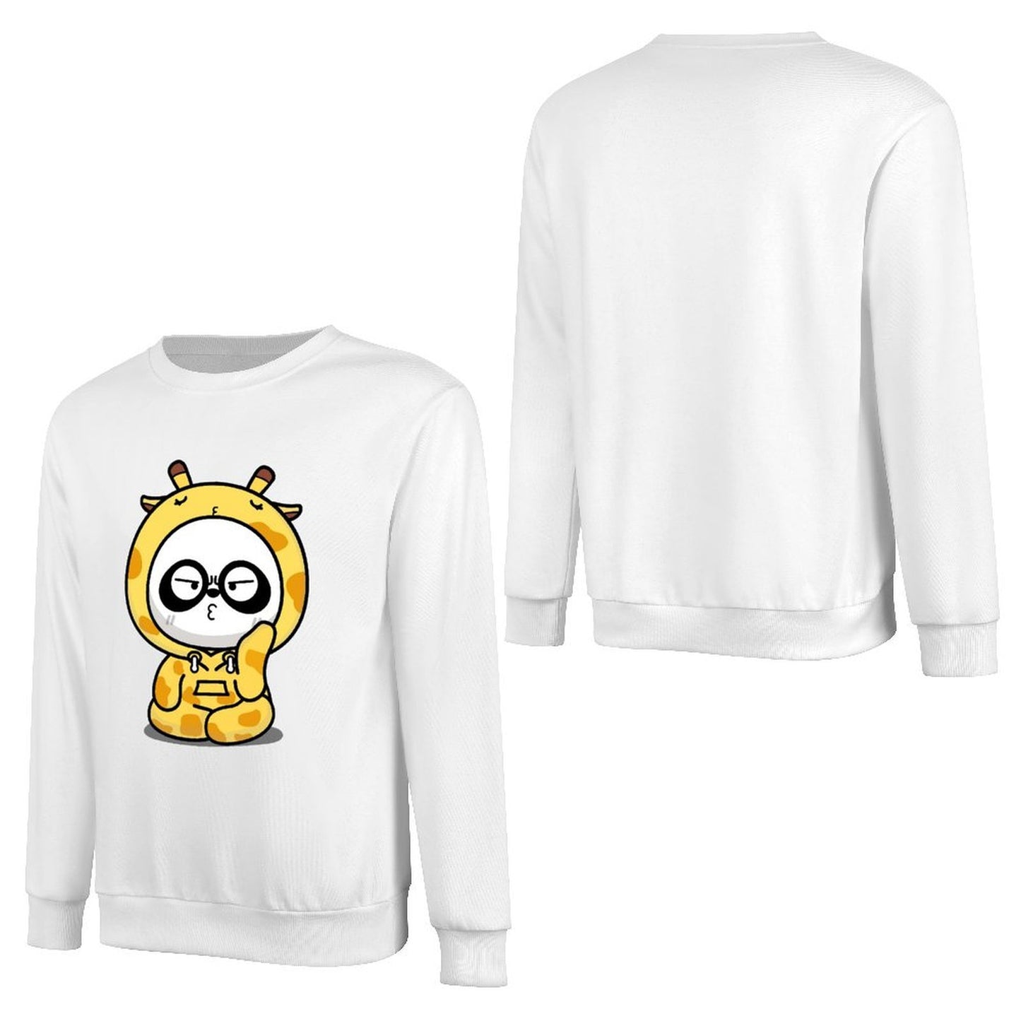 Front Patterned Long Sleeve TopDurable Eco-Conscious