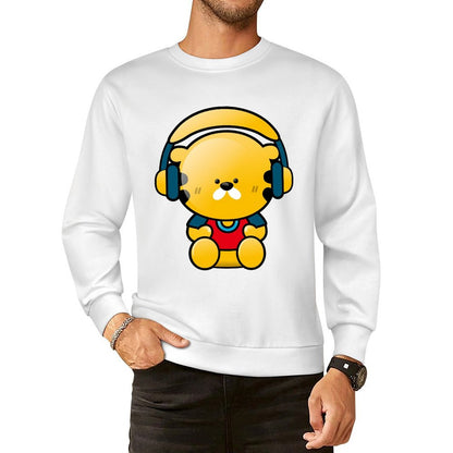 Front Patterned Long Sleeve TopComfortFit Design-Your-Own