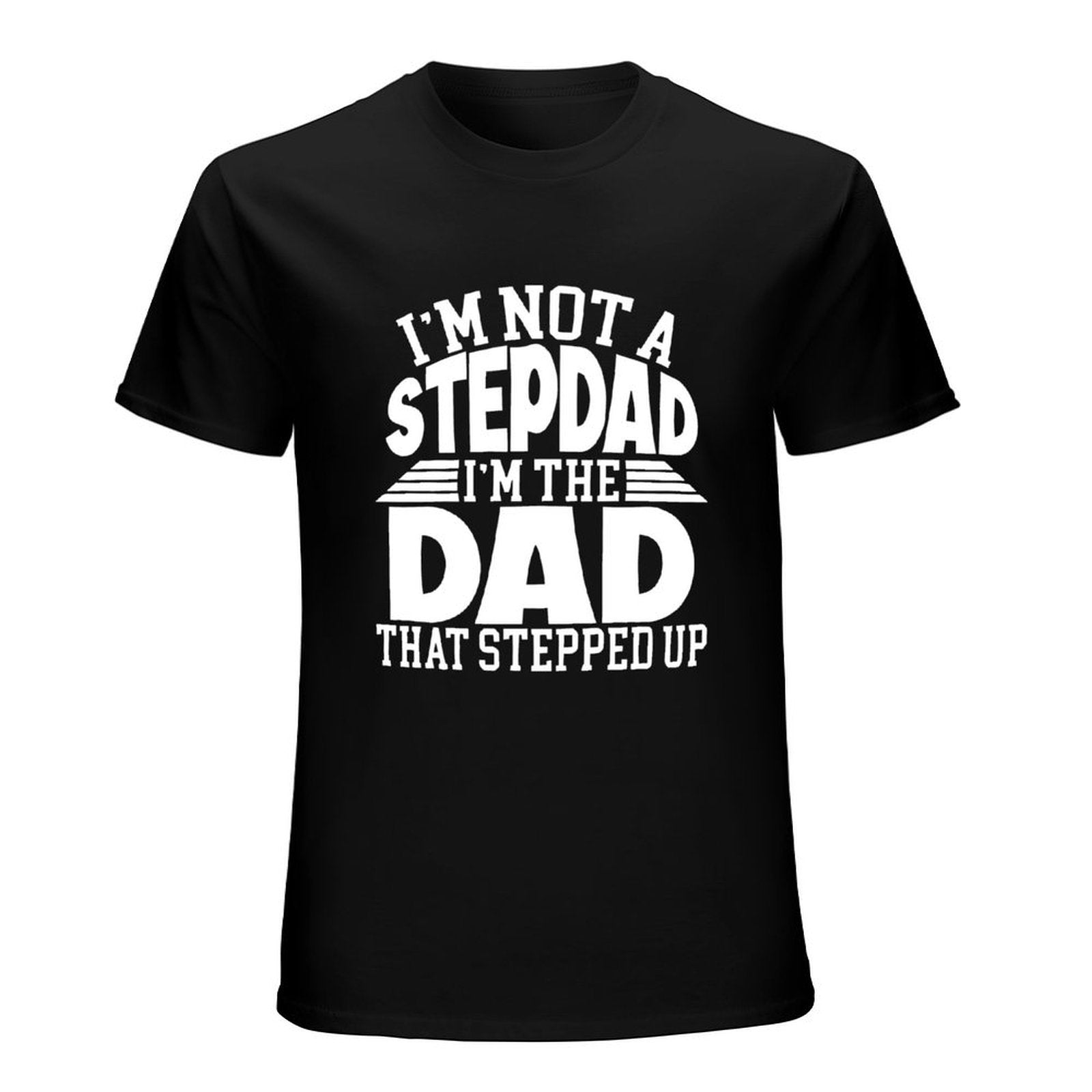 Inkmay Casual  Cotton T-shirt Worlds Best Dad Pattern Print Design Unisex T-shirtVintage SmoothWear T-Shirt